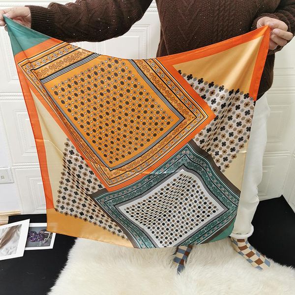 2021 Spring New Style 70 Simulation Silk Scarf Female Cashew Little Little Square Scarf Mass Customization, Blue;gray
2021 Spring New Style 70 Simulation Silk Scarf Female Cashew Little Little Square Scarf Mass Customization, Blue;gray