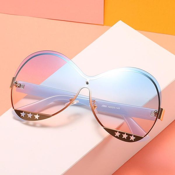 sunglasses personality one-piece lens big frame women star toad mirror vintage fashionable glasses colorful uv400, White;black
sunglasses personality one-piece lens big frame women star toad mirror vintage fashionable glasses colorful uv400, White;black