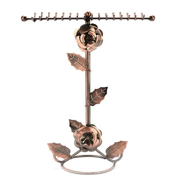 Rose-shaped Jewelry Display Rack Retro Style Necklace Metal Storage Stand Home Organizer for Cosmetics Sunderies TB Sale
Rose-shaped Jewelry Display Rack Retro Style Necklace Metal Storage Stand Home Organizer for Cosmetics Sunderies TB Sale
