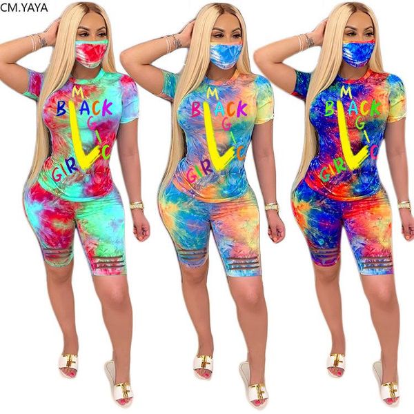 cm.yaya sport women tie dye black girl magic print two piece set t-shirt shorts jogge suit tracksuit matching set outfit, Gray
cm.yaya sport women tie dye black girl magic print two piece set t-shirt shorts jogge suit tracksuit matching set outfit, Gray