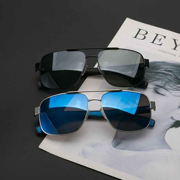 sunglasses classic glasses men's and women's metal double beam driver's polarizing, White;black
sunglasses classic glasses men's and women's metal double beam driver's polarizing, White;black