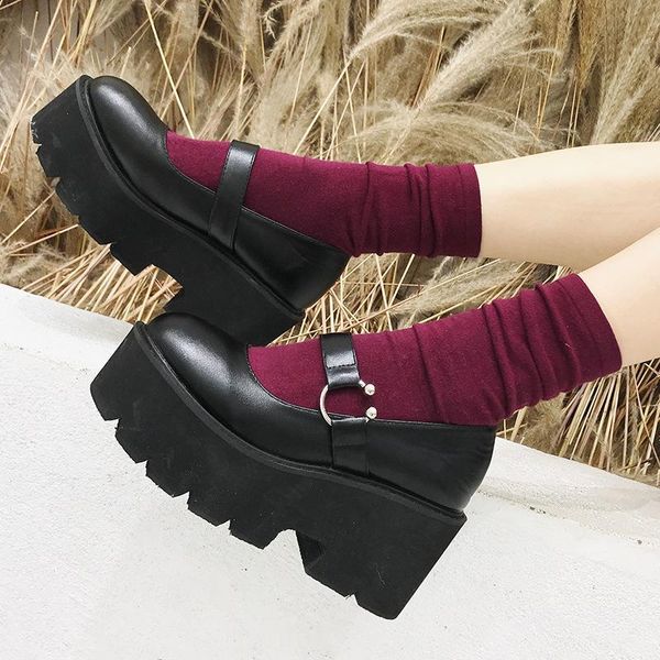 dress shoes mary jane women's 2021 spring and autumn korean version of the platform single, Black
dress shoes mary jane women's 2021 spring and autumn korean version of the platform single, Black