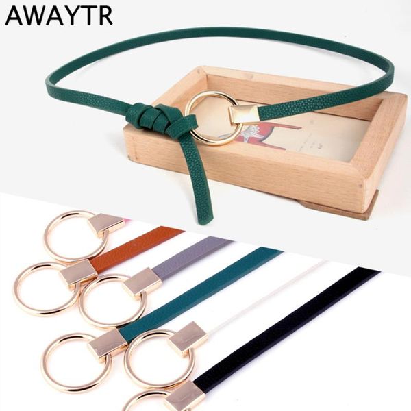 belts awaytr fashion simple pu belt for women ladies round buckle thin waistband decorative dress knotted small girls, Black;brown
belts awaytr fashion simple pu belt for women ladies round buckle thin waistband decorative dress knotted small girls, Black;brown