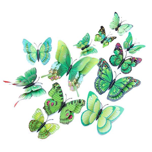 12pcs 3d colorful simulation butterfly diy fridge refrigerator magnet sticker pvc double layeron ice box paster icebox sticker
12pcs 3d colorful simulation butterfly diy fridge refrigerator magnet sticker pvc double layeron ice box paster icebox sticker