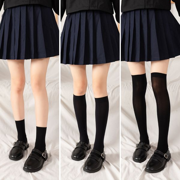 white spring and summer thin high silk sock' long leg jk uniform socks black silk, Red;black
white spring and summer thin high silk sock' long leg jk uniform socks black silk, Red;black