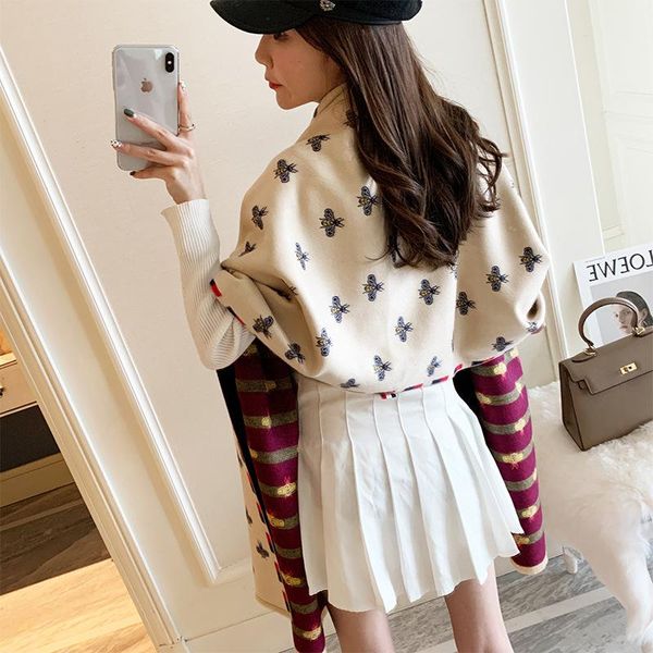 scarves 2021 women cashmere scarf winter pashmina warm shawls and wraps lady print thick blanket neck bufanda, Blue;gray
scarves 2021 women cashmere scarf winter pashmina warm shawls and wraps lady print thick blanket neck bufanda, Blue;gray