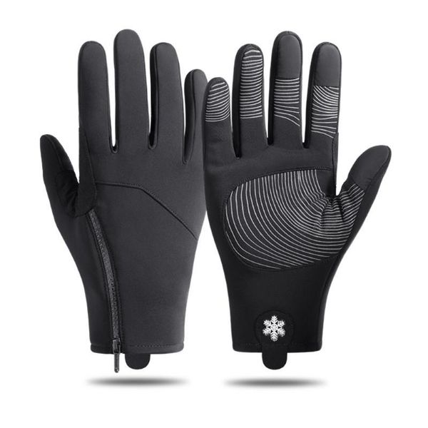 cycling gloves men slip proof outdoor winter waterproof keep warm diagonal zipper hand cover black gray
cycling gloves men slip proof outdoor winter waterproof keep warm diagonal zipper hand cover black gray
