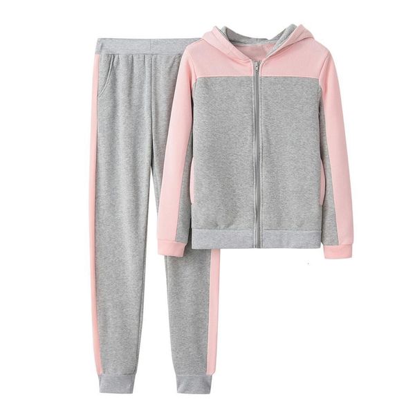 women's sports suits tracksuit women solid color hooded sweatshirt and pant tracksuit sport suit two piece set sportwear moletom, Gray
women's sports suits tracksuit women solid color hooded sweatshirt and pant tracksuit sport suit two piece set sportwear moletom, Gray