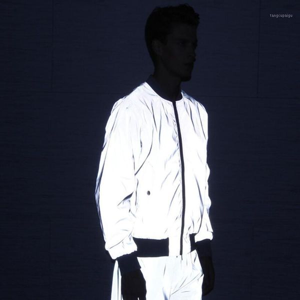 men's jackets fashion men women full reflective jacket spring autumn thin casual bomber coat couple baseball uniform male zipper outerw, Black;brown
men's jackets fashion men women full reflective jacket spring autumn thin casual bomber coat couple baseball uniform male zipper outerw, Black;brown
