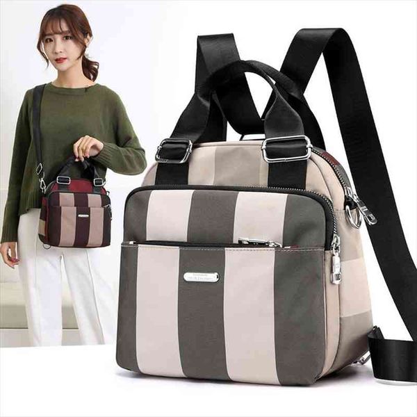 travel women backpacks small multifunctional shoulder bag for waterproof nylon strip multi pocket packbag
travel women backpacks small multifunctional shoulder bag for waterproof nylon strip multi pocket packbag