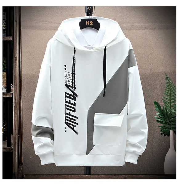 men's hoodie casual spring streetwear hoodies sweatshirt men harajuku pullover letter print pocket crew neck, Black
men's hoodie casual spring streetwear hoodies sweatshirt men harajuku pullover letter print pocket crew neck, Black