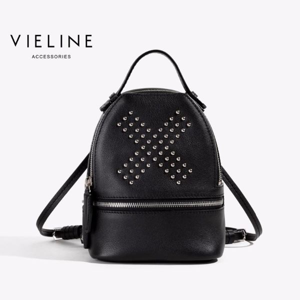 backpack vieline, women genuine leather lady real rivet backpack,cow schoolbag.
backpack vieline, women genuine leather lady real rivet backpack,cow schoolbag.