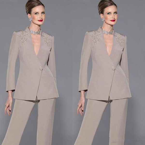 evening dresses two-piece mother of bride pant suits deep v neck mother's groom dress long sleeves guest robe de soirée femme, Black;red
evening dresses two-piece mother of bride pant suits deep v neck mother's groom dress long sleeves guest robe de soirée femme, Black;red