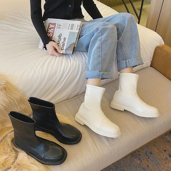 shoes boots women new 2021 luxury designer round toe booties ladies low heels booties fashion rock autumn mid calf, Black
shoes boots women new 2021 luxury designer round toe booties ladies low heels booties fashion rock autumn mid calf, Black