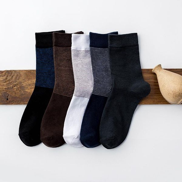 men's socks summer thin simple middle-aged business pinstripe tube sweat-absorbent deodorant cotton, Black
men's socks summer thin simple middle-aged business pinstripe tube sweat-absorbent deodorant cotton, Black
