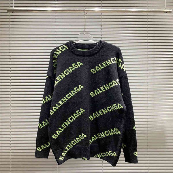 designer men's sweaters men's balencaigas'ss 2022 sweaters hoodies autumn fashion brand paris knitted sweater round neck lett, White;black
designer men's sweaters men's balencaigas'ss 2022 sweaters hoodies autumn fashion brand paris knitted sweater round neck lett, White;black