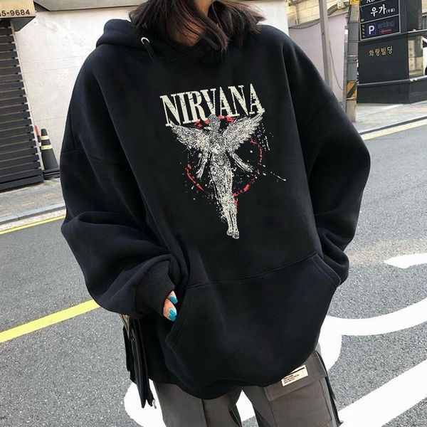 nirvana hombre fall winter sweatshirt rock harajuku print pullover street clothing outdoor hip hop long sleeve coat, Black
nirvana hombre fall winter sweatshirt rock harajuku print pullover street clothing outdoor hip hop long sleeve coat, Black