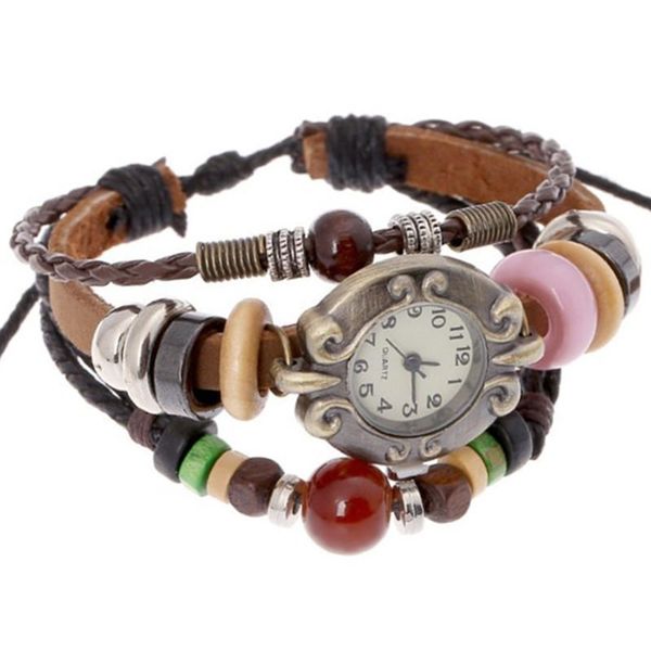 wristwatches vintage leather bracelet watch , jewelry luxury fashion, Slivery;brown
wristwatches vintage leather bracelet watch , jewelry luxury fashion, Slivery;brown