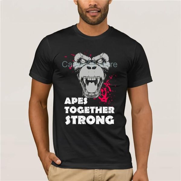 men's t-shirts men's fun casual print t-shirt apes together strong graphic for ape fans 100% cotton, White;black
men's t-shirts men's fun casual print t-shirt apes together strong graphic for ape fans 100% cotton, White;black