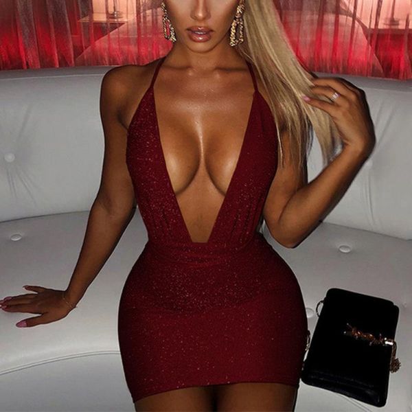 backless glitter dress women deep v bodycon mini dresses 2021 summer night club party dress, Black;gray
backless glitter dress women deep v bodycon mini dresses 2021 summer night club party dress, Black;gray