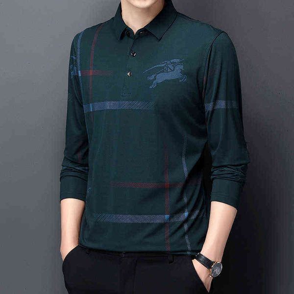 autumn middle-aged solid color backing casual loose men's lapel fashion jacquard t-shirt, White;black
autumn middle-aged solid color backing casual loose men's lapel fashion jacquard t-shirt, White;black