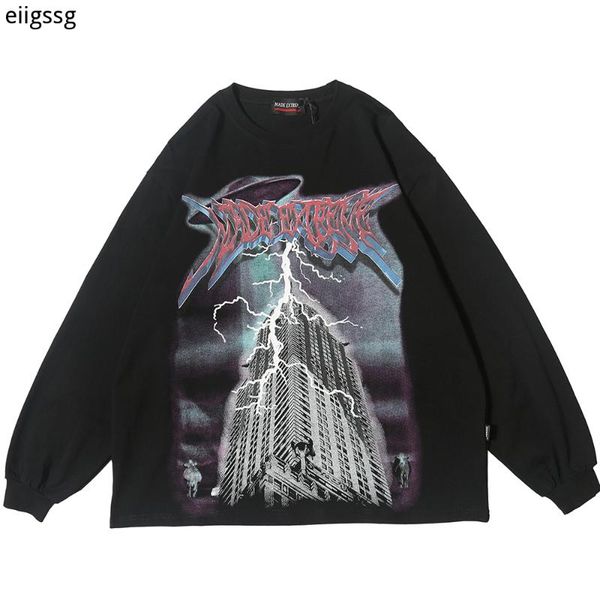 men's t-shirts lighting graphic long sleeve t shirts gothic punk rock tees men hip hop streetwear goth 2021 fall trending clothes top, White;black
men's t-shirts lighting graphic long sleeve t shirts gothic punk rock tees men hip hop streetwear goth 2021 fall trending clothes top, White;black