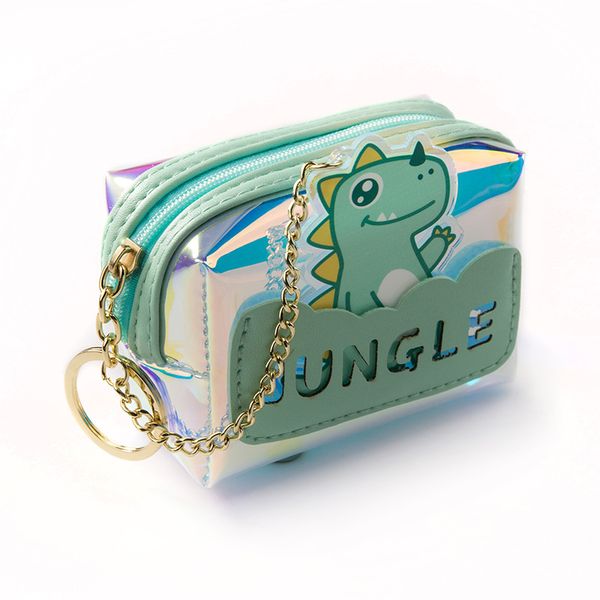 laser dinosaur mini change wallet creative personality key card bag earphone storage female cute cartoon coin purse, Red;black
laser dinosaur mini change wallet creative personality key card bag earphone storage female cute cartoon coin purse, Red;black