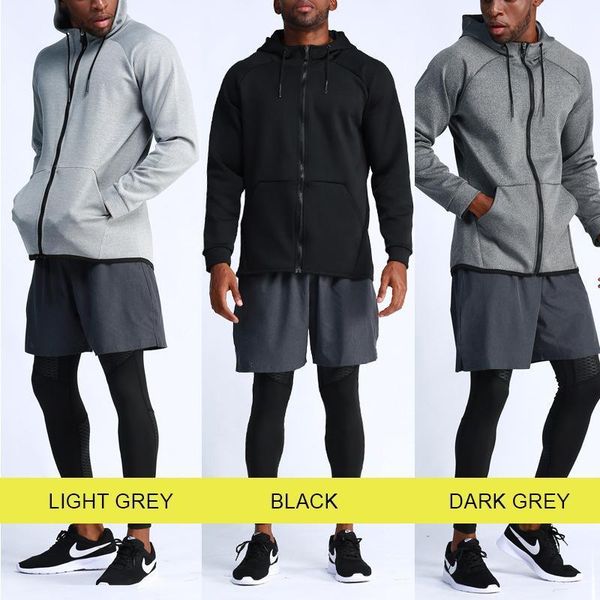 running jackets men quick-drying jacket autumn and winter sports men's sportswear with hat comprehensive training1, Black;red
running jackets men quick-drying jacket autumn and winter sports men's sportswear with hat comprehensive training1, Black;red