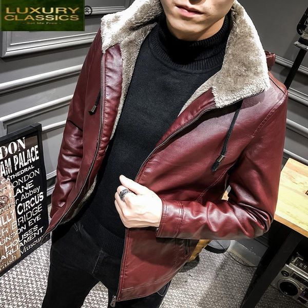 men jacket winter leather hooded black mens wool liner pu leather jacket casaco business jaqueta couro masculina nxh1118
men jacket winter leather hooded black mens wool liner pu leather jacket casaco business jaqueta couro masculina nxh1118