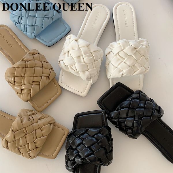 fashion weave slippers women slip on slide brand square toe flat casual flip flops beach sandal home outdoor slipper summer shoe, Black
fashion weave slippers women slip on slide brand square toe flat casual flip flops beach sandal home outdoor slipper summer shoe, Black