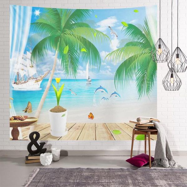 tapestries sepyue beach sailboat coconut tree scenery wall hanging tapestry art bedroom window decor
tapestries sepyue beach sailboat coconut tree scenery wall hanging tapestry art bedroom window decor
