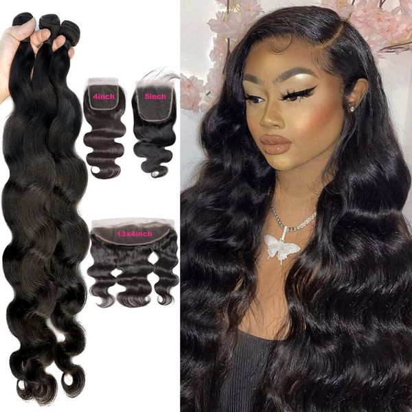 human hair bulks 3/ 4 body wave bundles with closure brazilian weave lace 4x4 remy bundle, Black
human hair bulks 3/ 4 body wave bundles with closure brazilian weave lace 4x4 remy bundle, Black