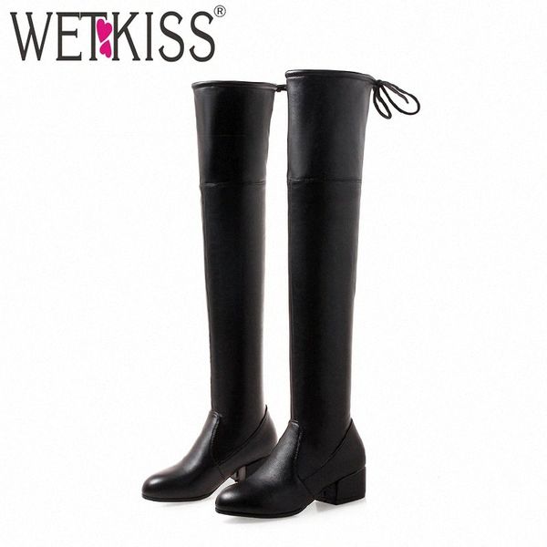 wetkiss over the knee women boots round toe footwear casual female boot winter pu thick heels shoes women 2018 new plus size 43 93vj#, Black
wetkiss over the knee women boots round toe footwear casual female boot winter pu thick heels shoes women 2018 new plus size 43 93vj#, Black