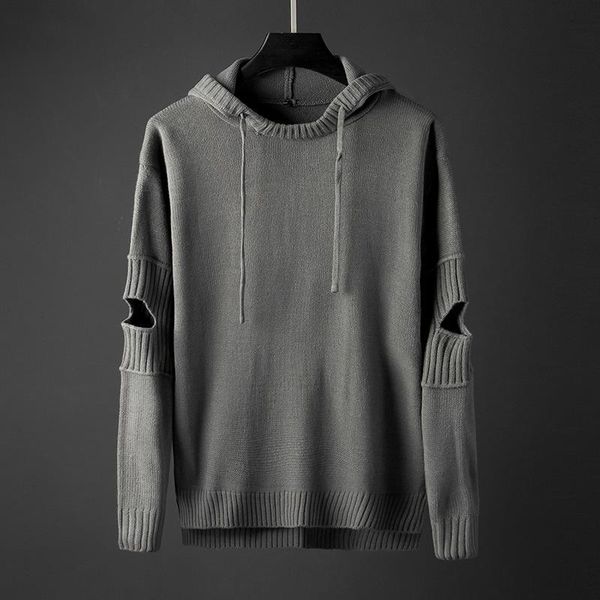 autumn korean ribbed sweater men hooded knitted hole sweater oversize casual loose pullover male gray knitwear streetwear 3xl, White;black
autumn korean ribbed sweater men hooded knitted hole sweater oversize casual loose pullover male gray knitwear streetwear 3xl, White;black