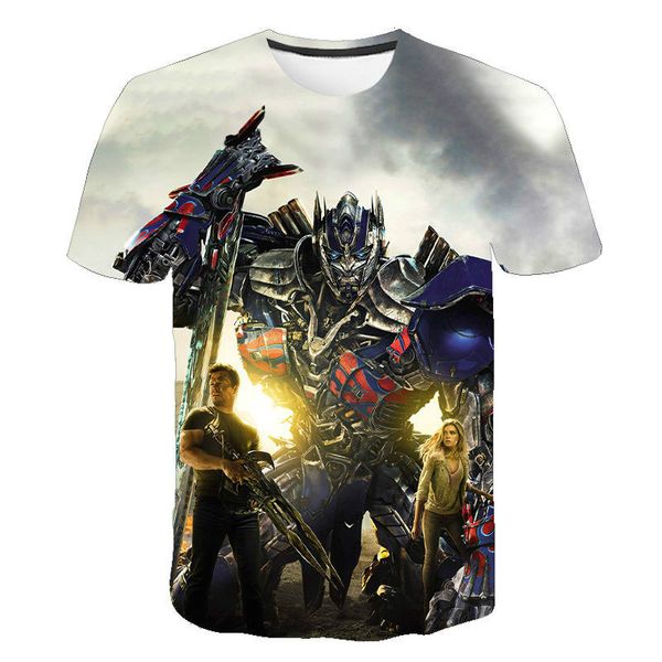 new fashion products in the summer of 2021 boys and girls transformers 3d printed short sleeve t-shirt personalized clothing, Blue
new fashion products in the summer of 2021 boys and girls transformers 3d printed short sleeve t-shirt personalized clothing, Blue