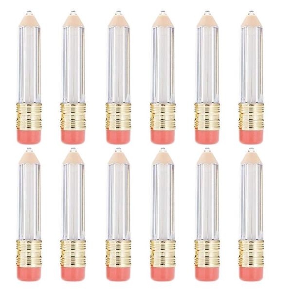 12 pack novelty pencil shaped empty lip gloss tubes containers gloss tubes containers clear mini refillable lip oil bottles 5ml
12 pack novelty pencil shaped empty lip gloss tubes containers gloss tubes containers clear mini refillable lip oil bottles 5ml