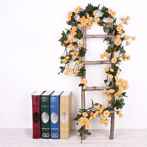 decorative flowers & wreaths artificial rose silk rattan string fake garland wedding party home garden decoration leaves diy hanging wreath
decorative flowers & wreaths artificial rose silk rattan string fake garland wedding party home garden decoration leaves diy hanging wreath