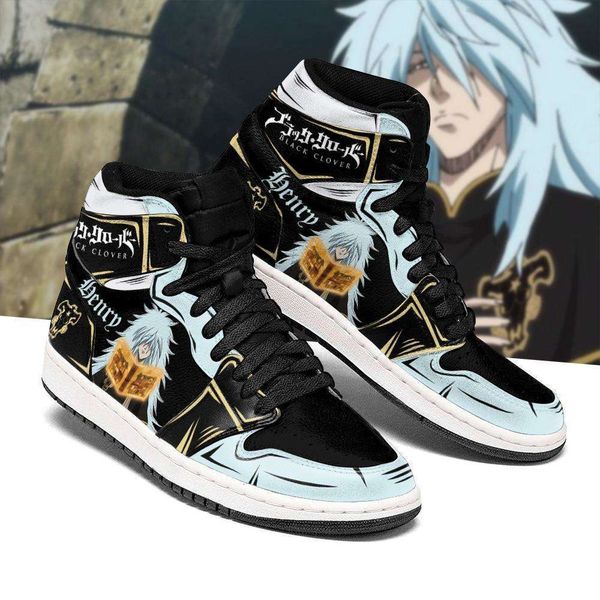 henry clover customization sneakers black bull anime shoes goem 
henry clover customization sneakers black bull anime shoes goem