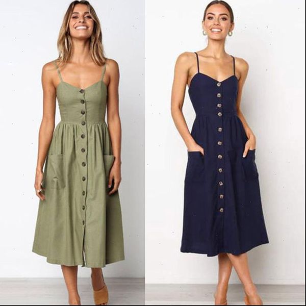 summer midi dress womens sling backless sleeveless button striped dot print solid beach dress with pockets female sundress, Black;gray
summer midi dress womens sling backless sleeveless button striped dot print solid beach dress with pockets female sundress, Black;gray