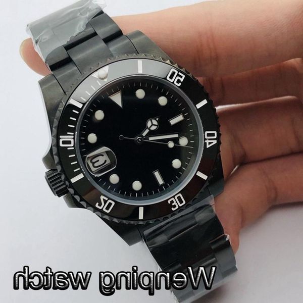 bliger 40mm casual business case sapphire glass ceramic bezel black sterile dial nh35 movement automatic watch, Slivery;brown
bliger 40mm casual business case sapphire glass ceramic bezel black sterile dial nh35 movement automatic watch, Slivery;brown