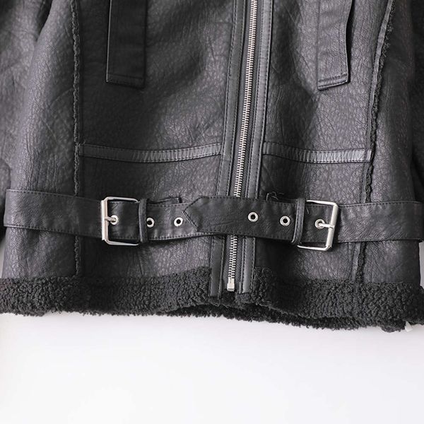 designerleather 123305 long mingwei zipper women's sleeve winter lapel coat, Black
designerleather 123305 long mingwei zipper women's sleeve winter lapel coat, Black