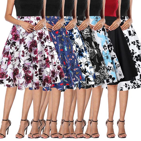 2020 new skirt womens clothing european and american new large swing skirt skirt summer a- line, Black;gray
2020 new skirt womens clothing european and american new large swing skirt skirt summer a- line, Black;gray
