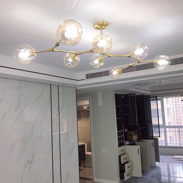 2021 new moderno led chandelier to dining decoration of molecular ceiling pendant lamp glass ball golden light inside room lights 351d
2021 new moderno led chandelier to dining decoration of molecular ceiling pendant lamp glass ball golden light inside room lights 351d