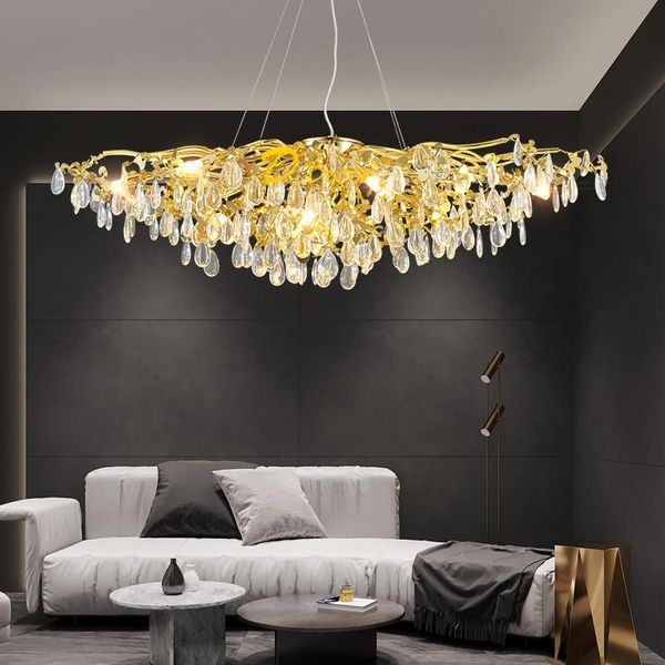 chandeliers post-modern luxury villa crystal chandelier for living room, art branch home decor hanging lamp ceiling
chandeliers post-modern luxury villa crystal chandelier for living room, art branch home decor hanging lamp ceiling