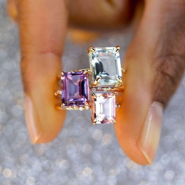 cluster rings rectangle wedding ring vintage gold zircon crystal engagement finger for women luxury korean jewlery 2021 gift, Golden;silver
cluster rings rectangle wedding ring vintage gold zircon crystal engagement finger for women luxury korean jewlery 2021 gift, Golden;silver