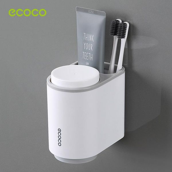toothbrush holders ecoco toothpaste holder wall-mounted storage rack magnetic cup organizer bathroom supplies
toothbrush holders ecoco toothpaste holder wall-mounted storage rack magnetic cup organizer bathroom supplies