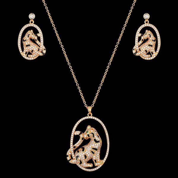earrings & necklace zlxgirl jewelry classic jet enamel leopard animal pendant with earring sets for men gifts full zirconia, Silver
earrings & necklace zlxgirl jewelry classic jet enamel leopard animal pendant with earring sets for men gifts full zirconia, Silver