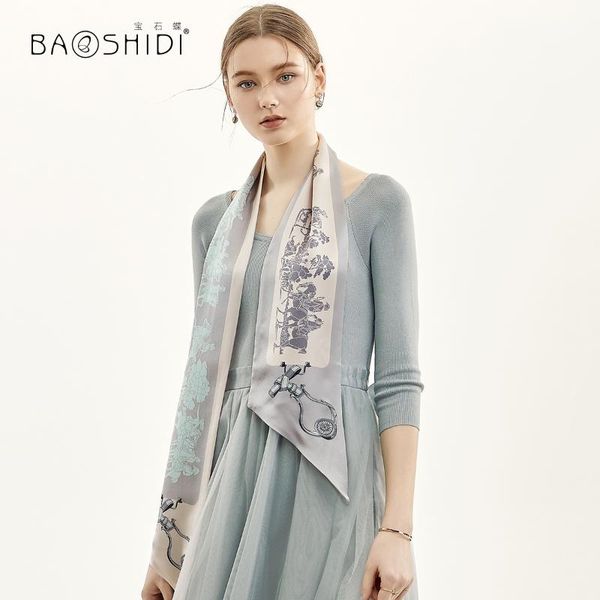 scarves silk double-sided large ribbon women's long versatile scarf spring and autumn summer mulberry, Blue;gray
scarves silk double-sided large ribbon women's long versatile scarf spring and autumn summer mulberry, Blue;gray