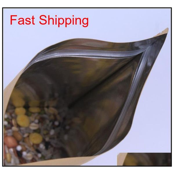 1000pcs zipper brown kraft aluminizing pouch,stand up kraft paper aluminium foil bag resealable zip lock grip seal foo qylhea ppshop01
1000pcs zipper brown kraft aluminizing pouch,stand up kraft paper aluminium foil bag resealable zip lock grip seal foo qylhea ppshop01