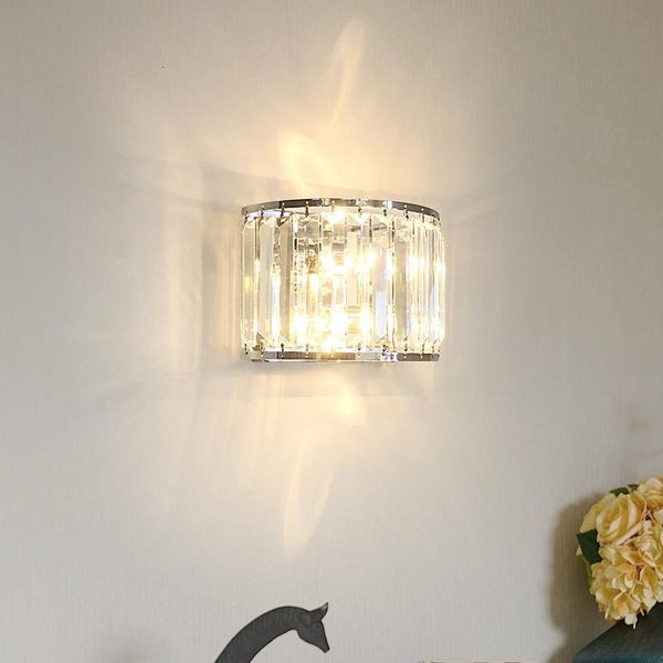 simple modern crystal wall lamp living room bedroom bedside wall lamp nordic lamps light luxury corridor aisle silver
simple modern crystal wall lamp living room bedroom bedside wall lamp nordic lamps light luxury corridor aisle silver